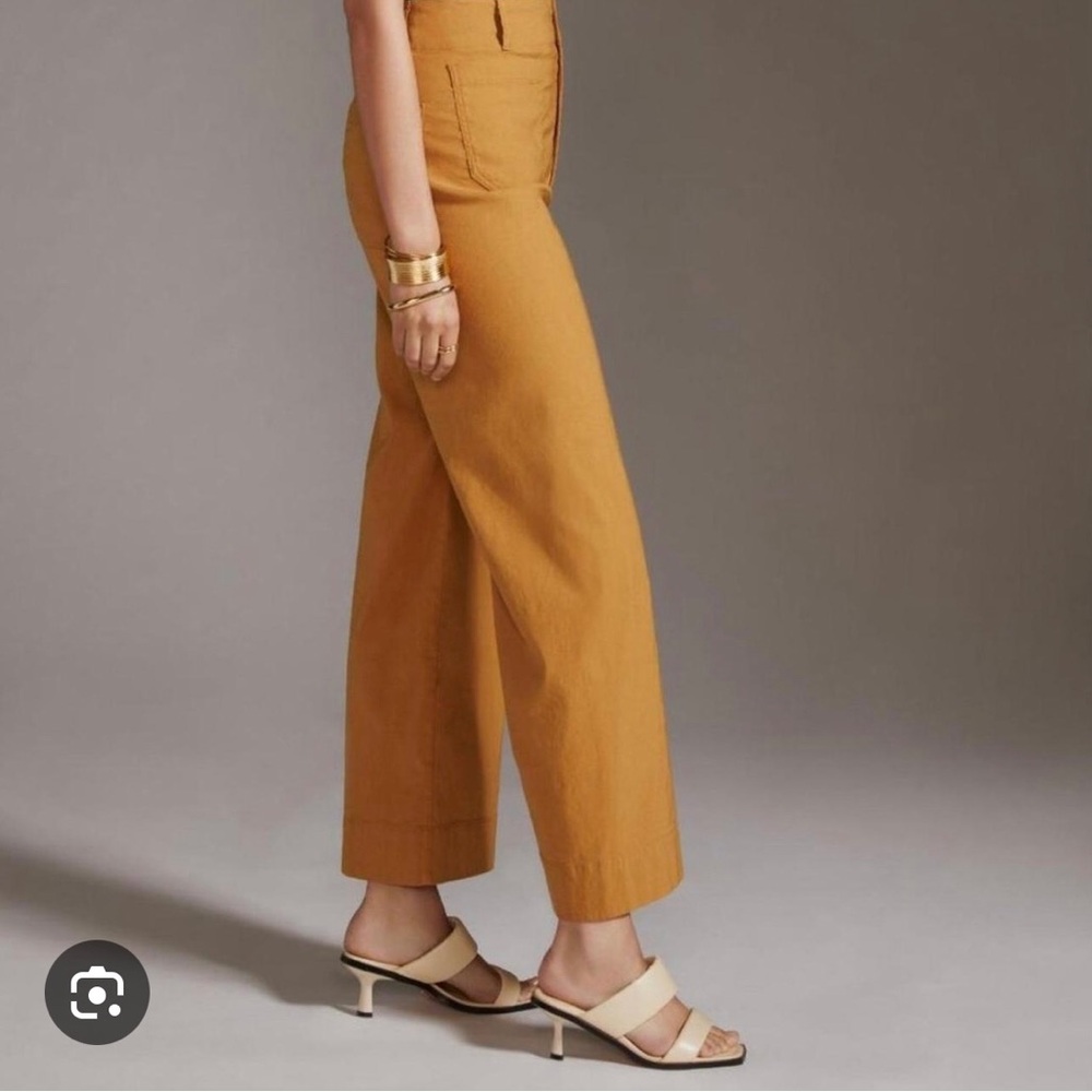SOLD OUT! Anthropologie Maeve “The Colette” cropped wide leg pants.